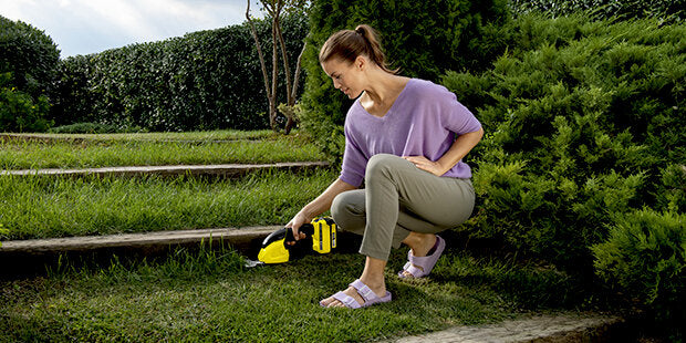 Cisaille à gazon et à arbustes à batterie