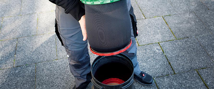 Résine à échange d'ions