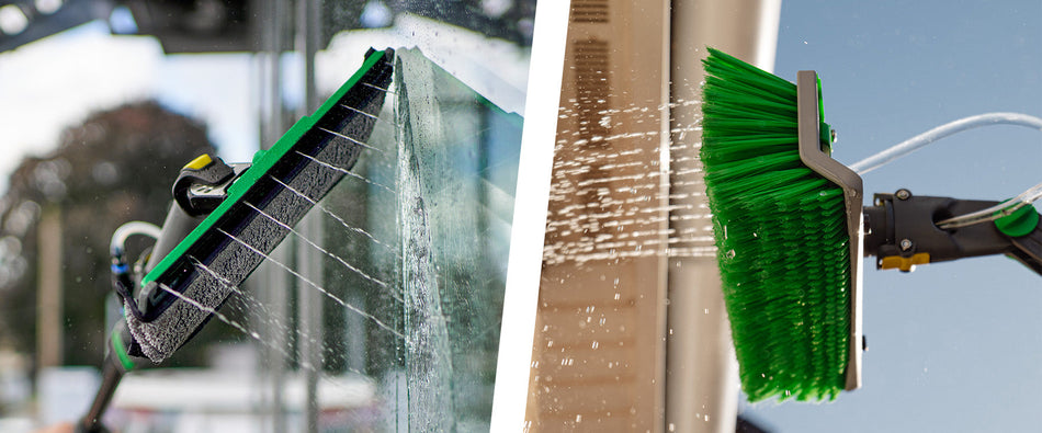 Brosses avec alimentation d'eau
