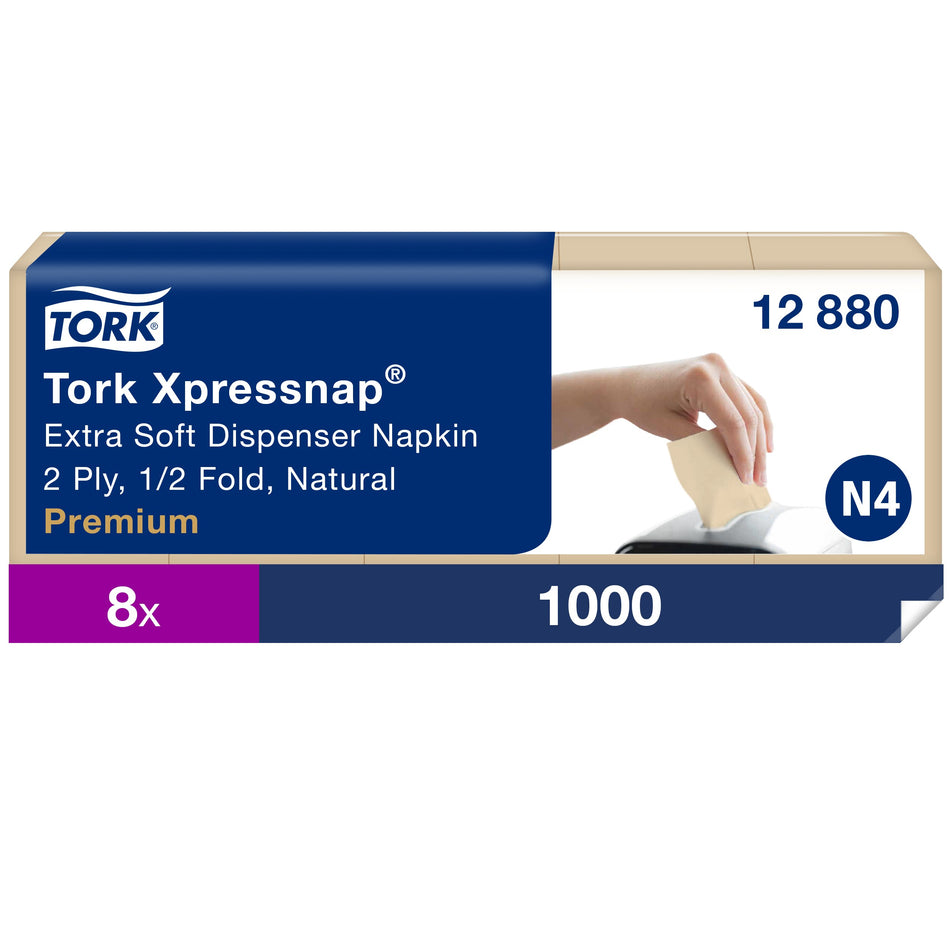 Tork Xpressnap® Serviettes Enchevêtrées Extra Douces Naturelles pour distributeur N4
