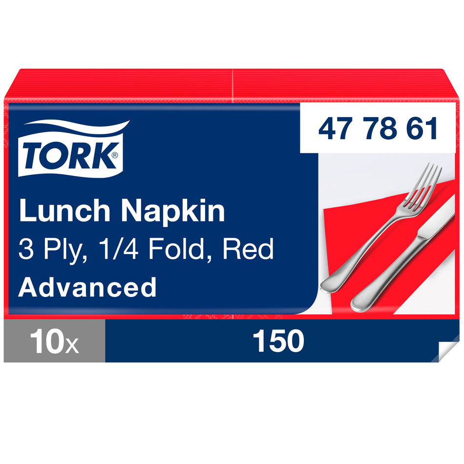 Tork Soft Lunchservietten Rot