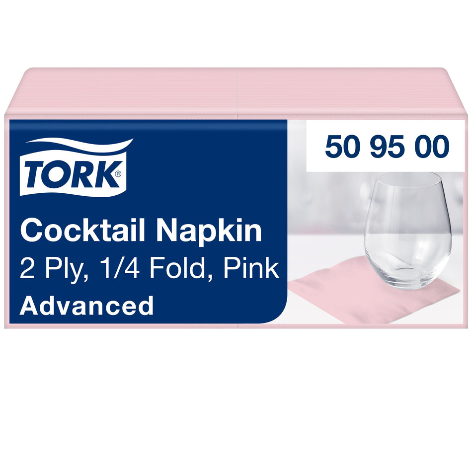 Tork Cocktailservietten Hellrosa