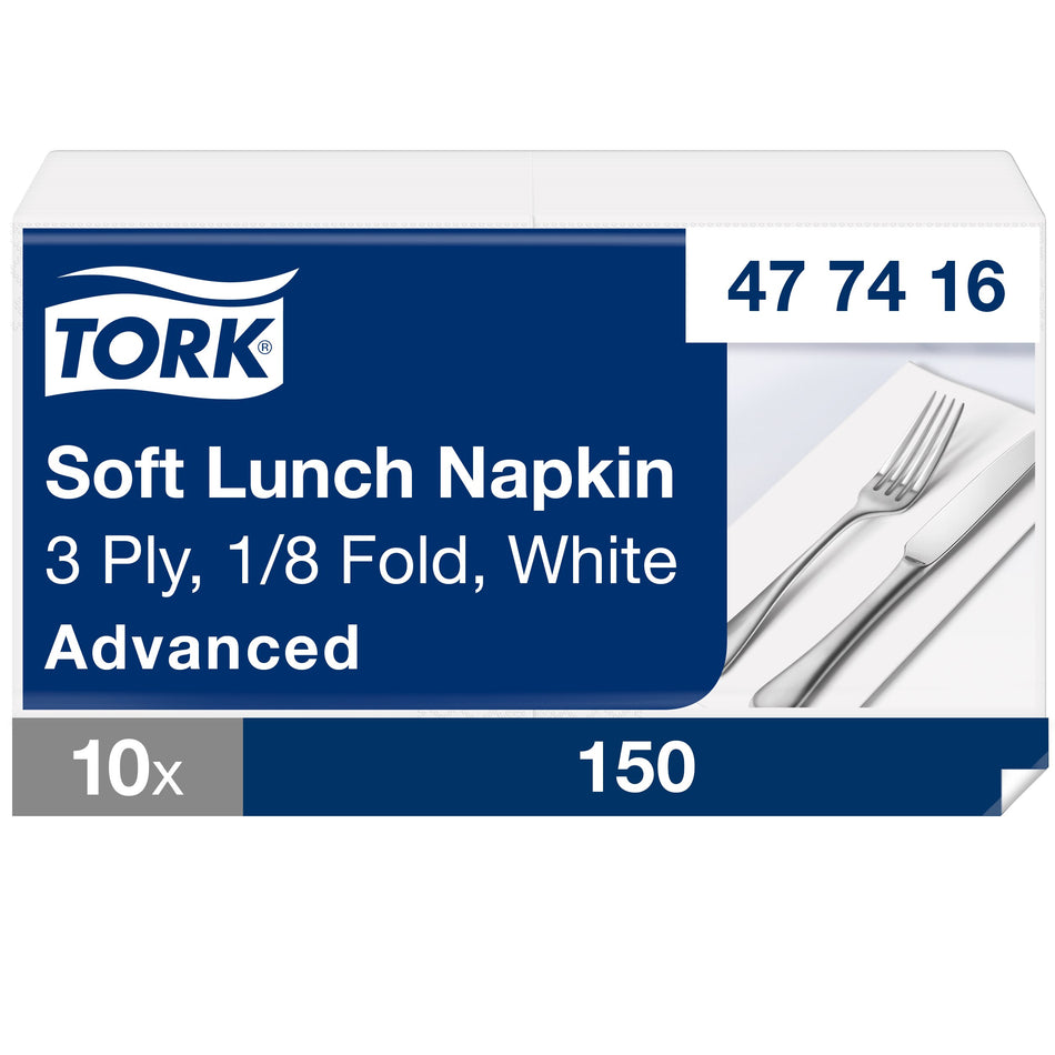 Tork Soft Lunchservietten Weiß