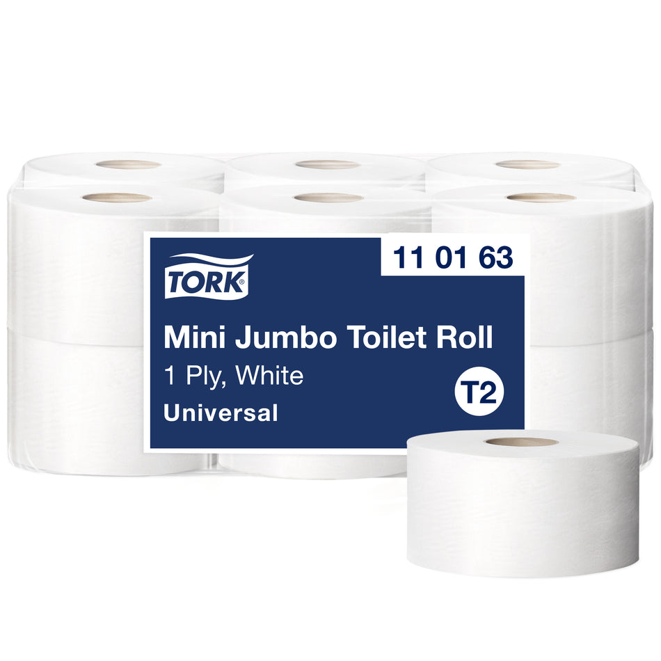 Tork Papier Toilette mini Jumbo blanc T2