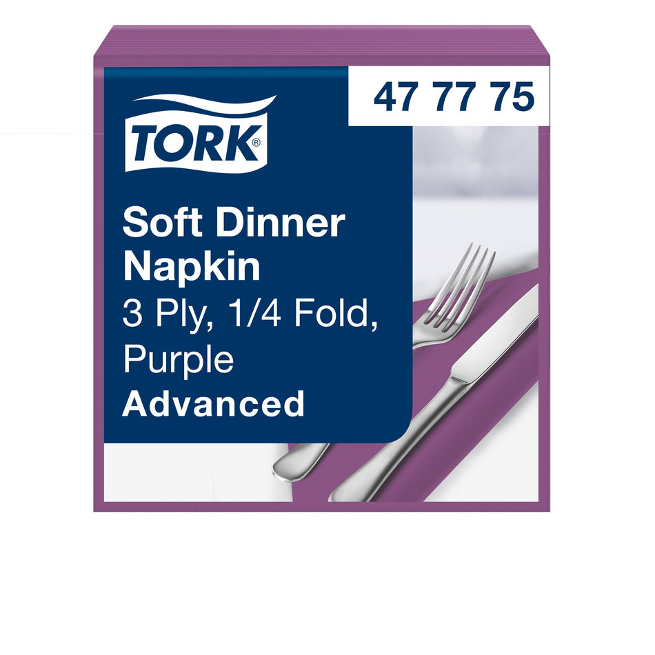 Tork Serviette Dinner Doux aubergine