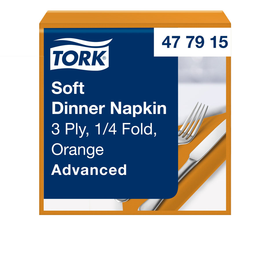 Tork Serviette Dinner Doux orange