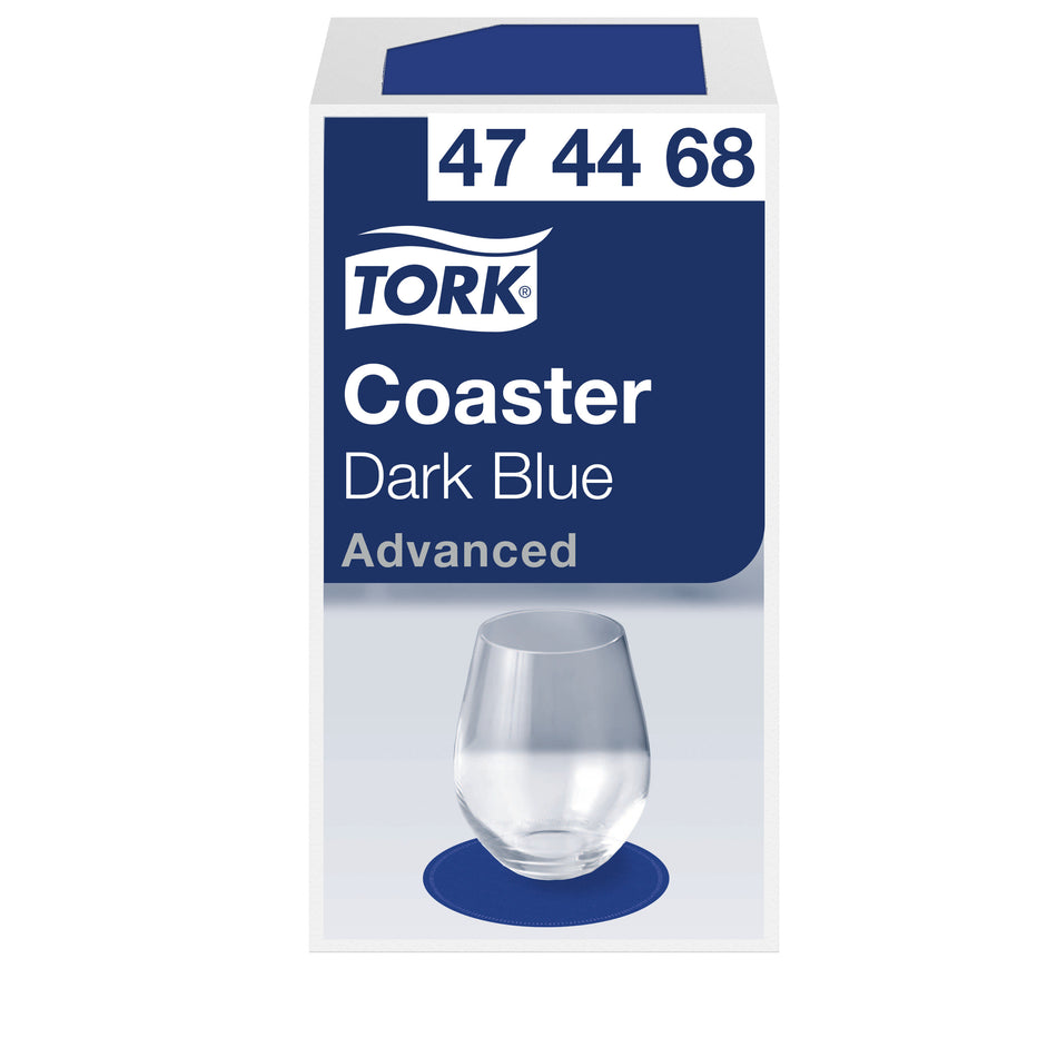 Tork Sous-verre rond en Papier bleu océan