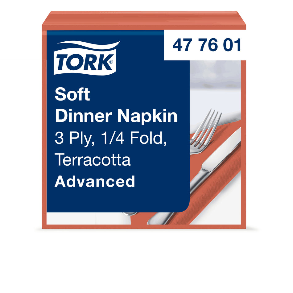 Tork Soft Dinnerservietten Terracotta