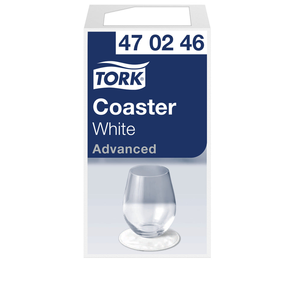 Tork Sous-verre rond en Papier blanc