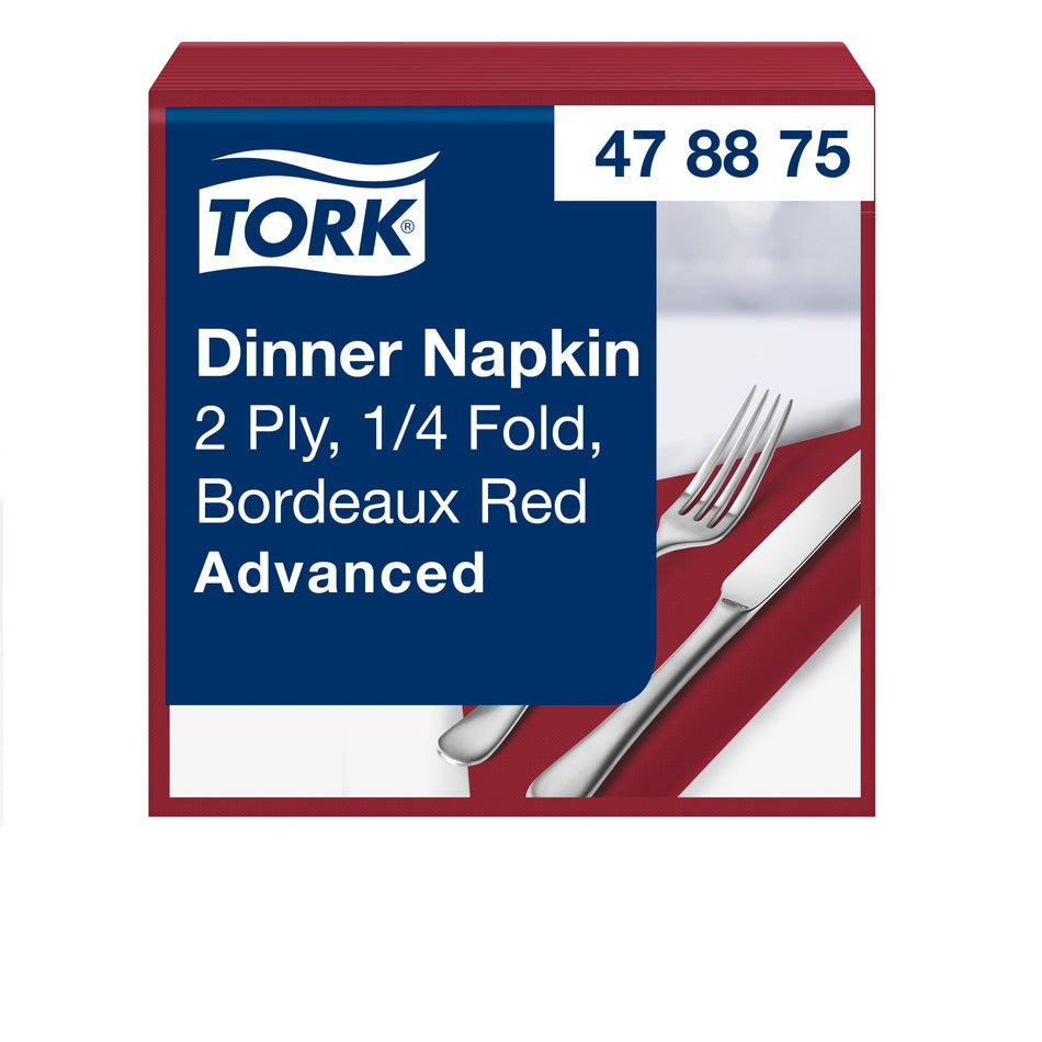 Tork Serviette Dinner bordeaux