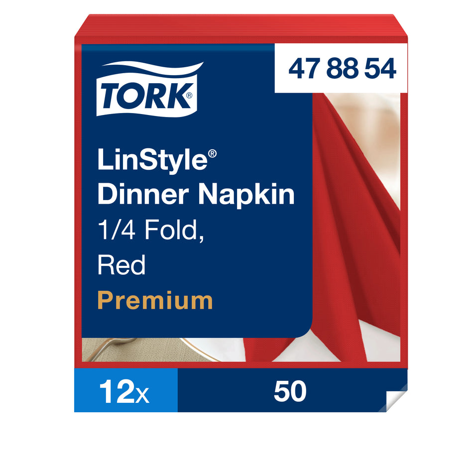Tork LinStyle® Dinnerservietten Rot