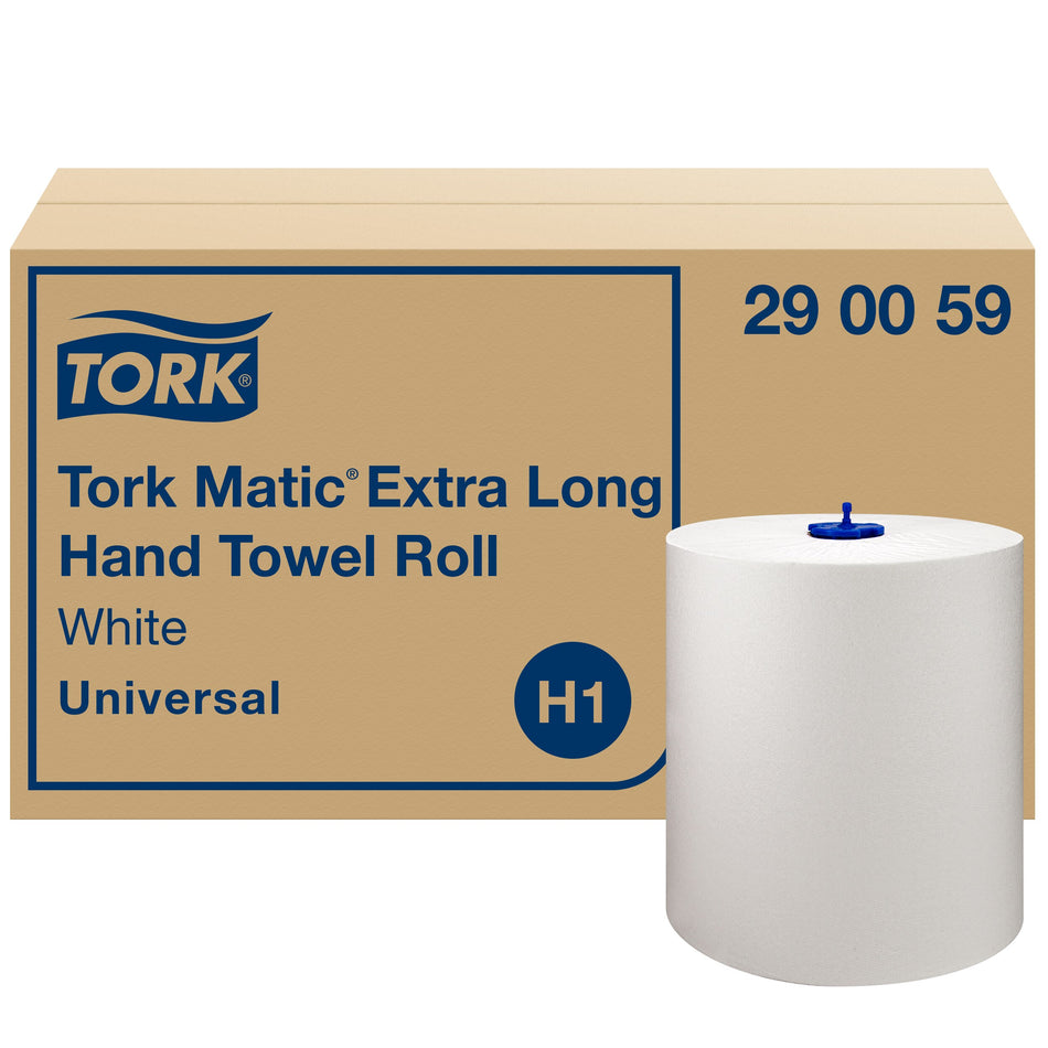 Tork Matic® Rouleaux ultra-longs d'essuie-mains blancs H1