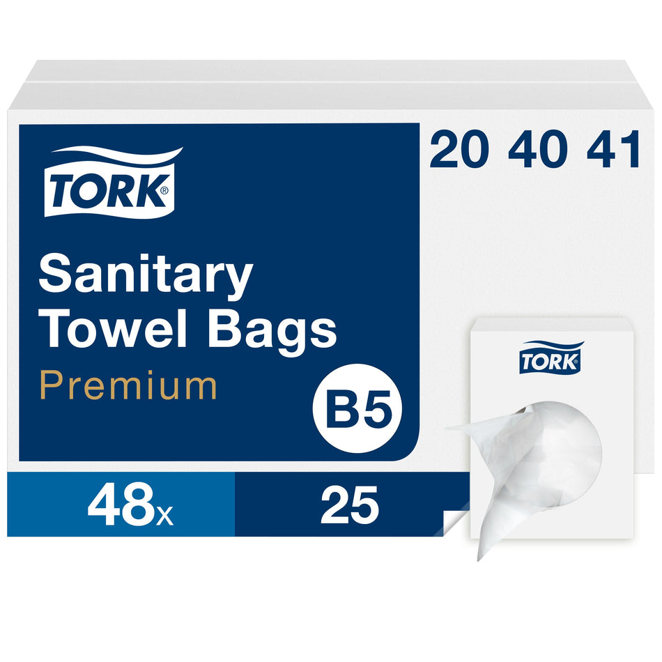 Tork Sachets pour serviettes hygiéniques blancs 1,4 L