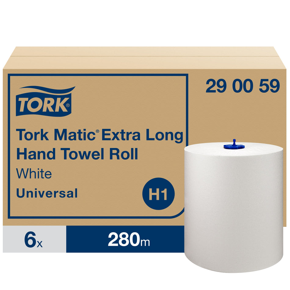 Tork Matic® Rouleaux ultra-longs d'essuie-mains blancs H1