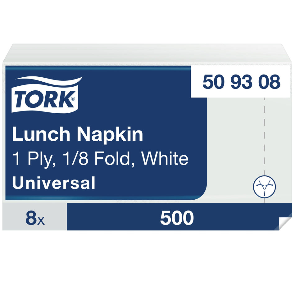 Tork Lunchserviette Weiß