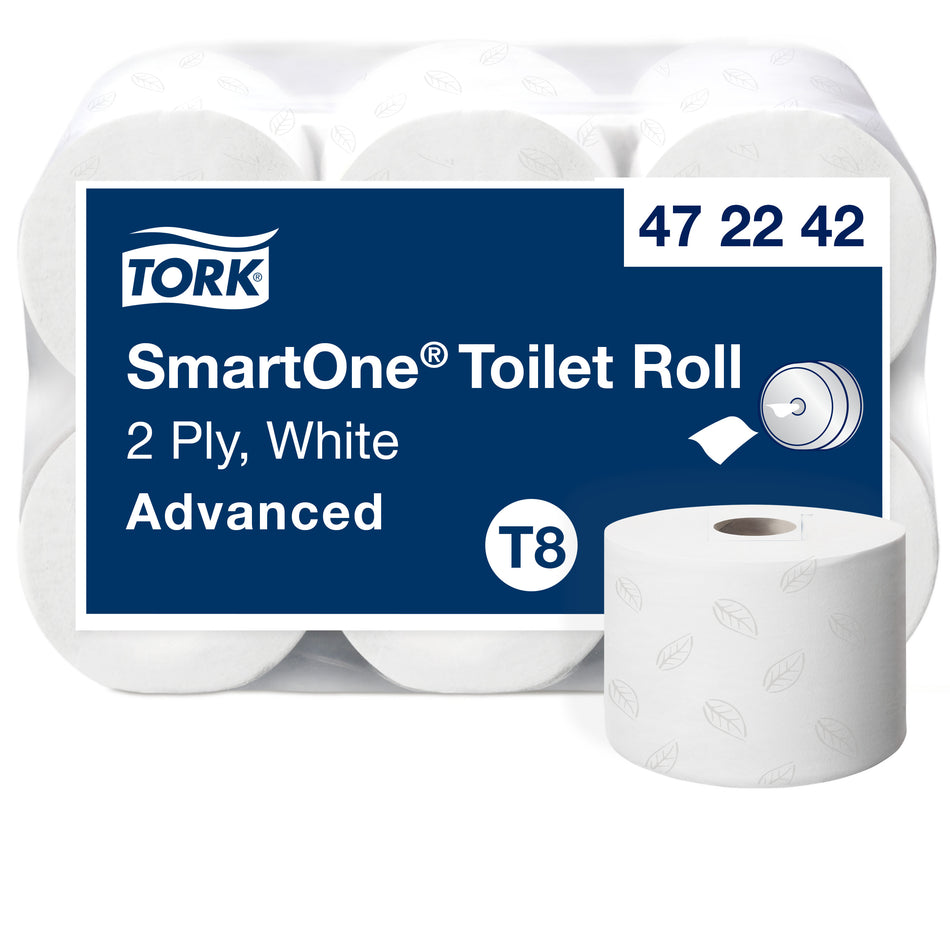 Tork SmartOne® Toilettenpapier Weiß T8