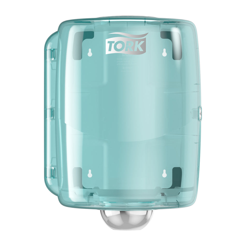 Tork Distributeur à Dévidage Central blanc et turquoise W2