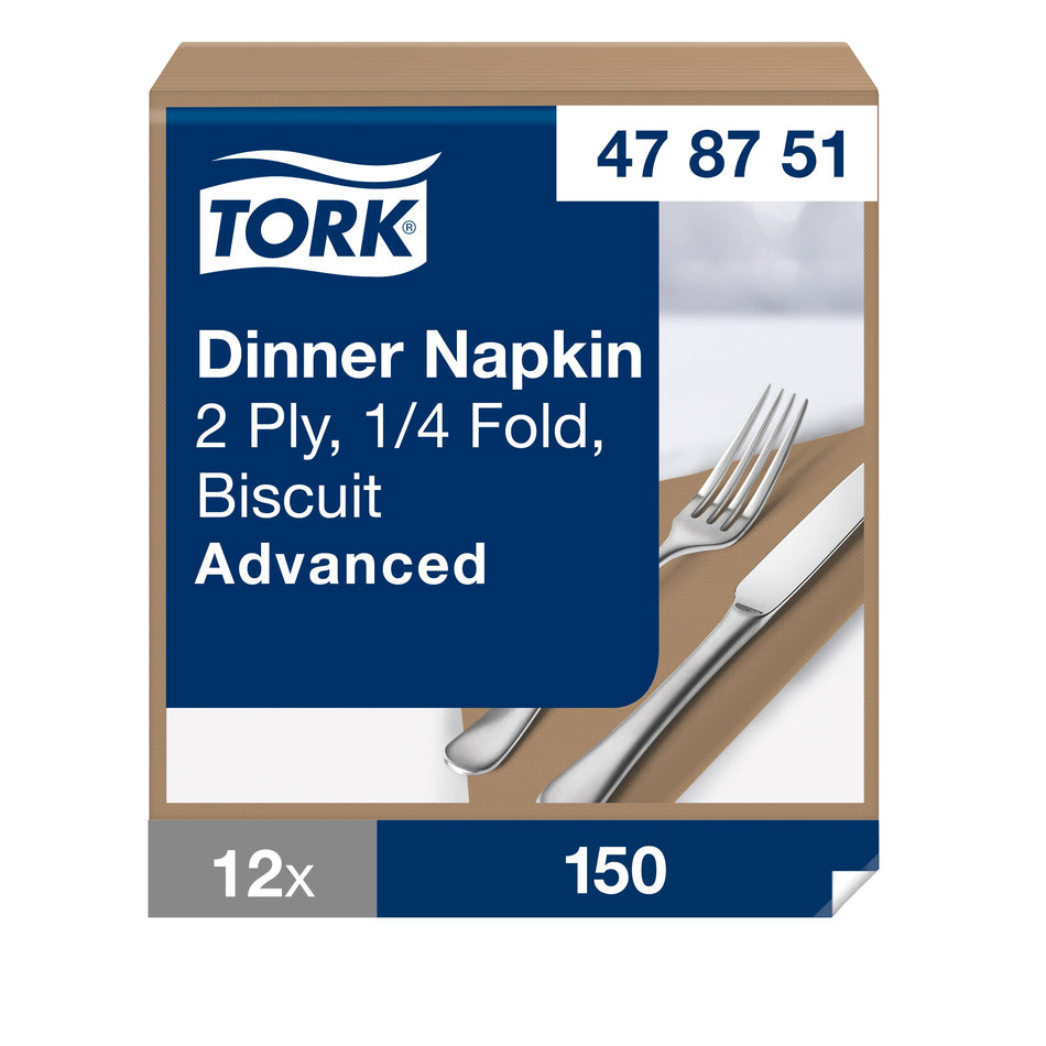 Tork Dinnerservietten Biscuit