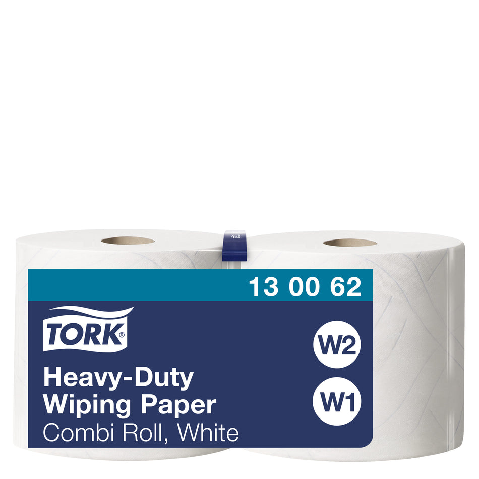 Tork Papier d’Essuyage ultra-résistant blanc W1/2