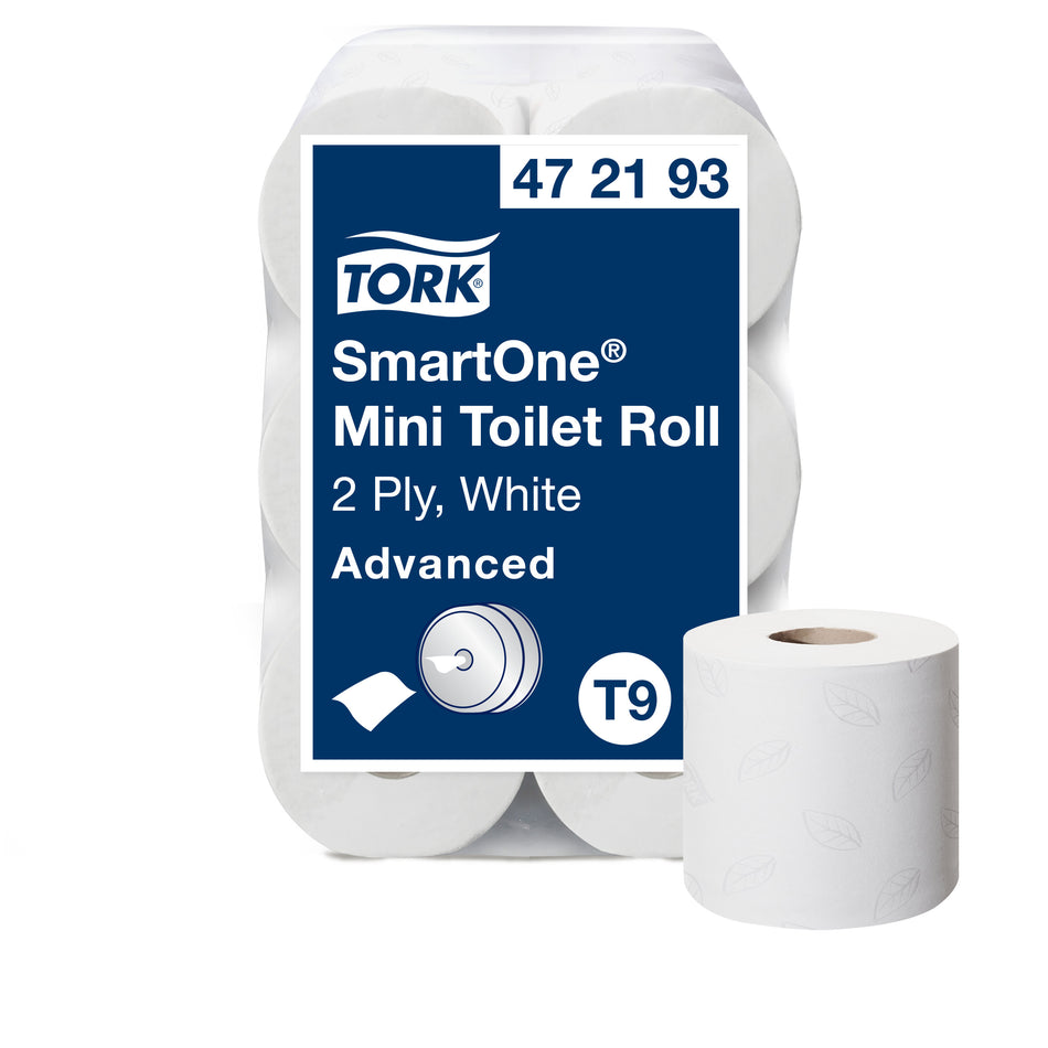 Tork SmartOne® Mini Toilettenpapier Weiß T9
