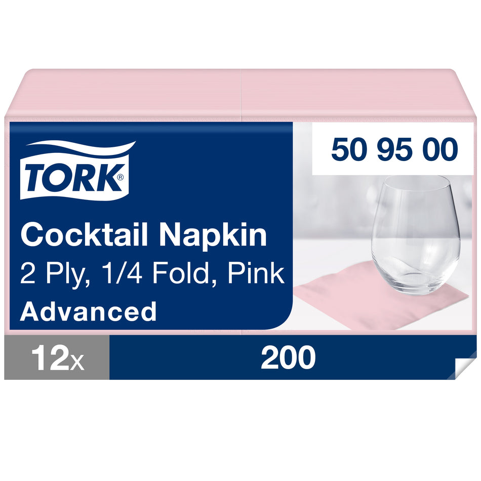 Tork Cocktailservietten Hellrosa
