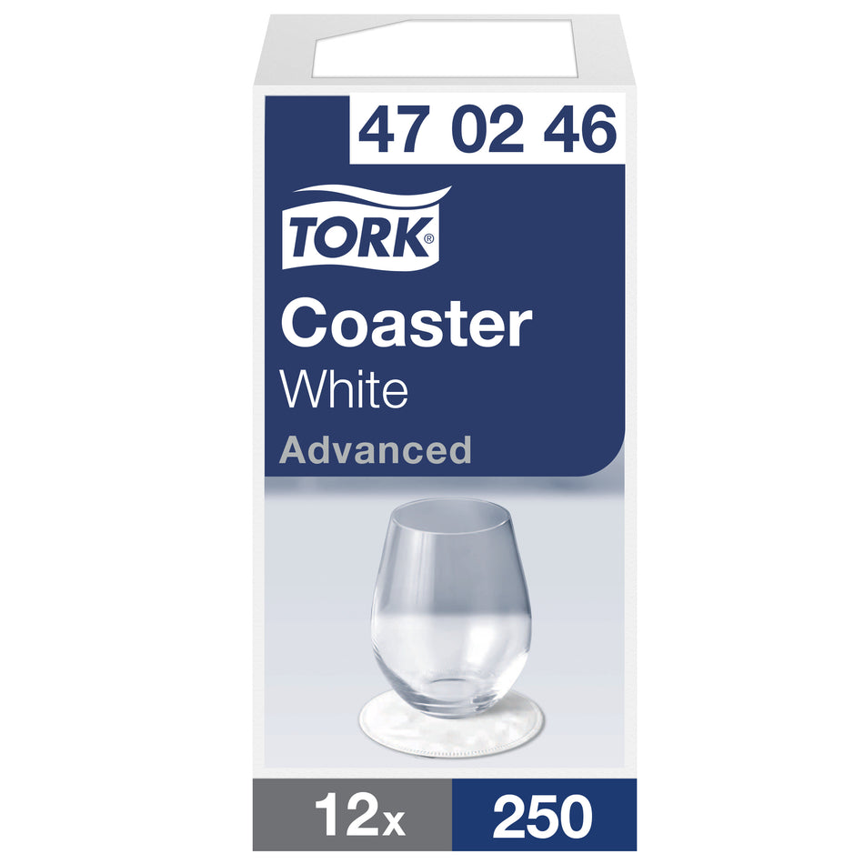 Tork Sous-verre rond en Papier blanc
