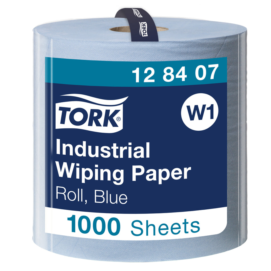 Tork Papier d'Essuyage bleu W1