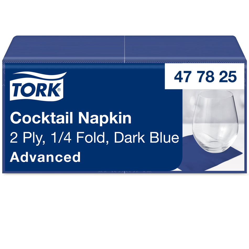 Tork Serviette Cocktail bleu océan