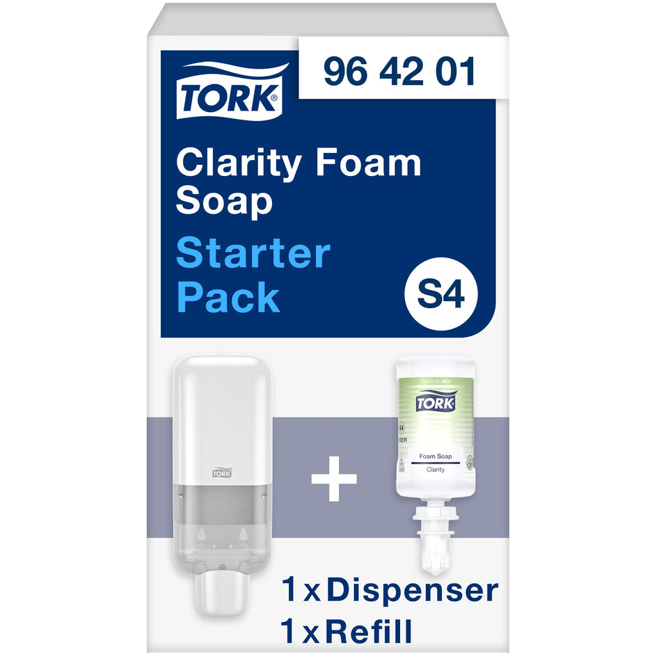 Tork Spender für Seifen und Händedesinfektionsmittel Starter Pack Weiß S4