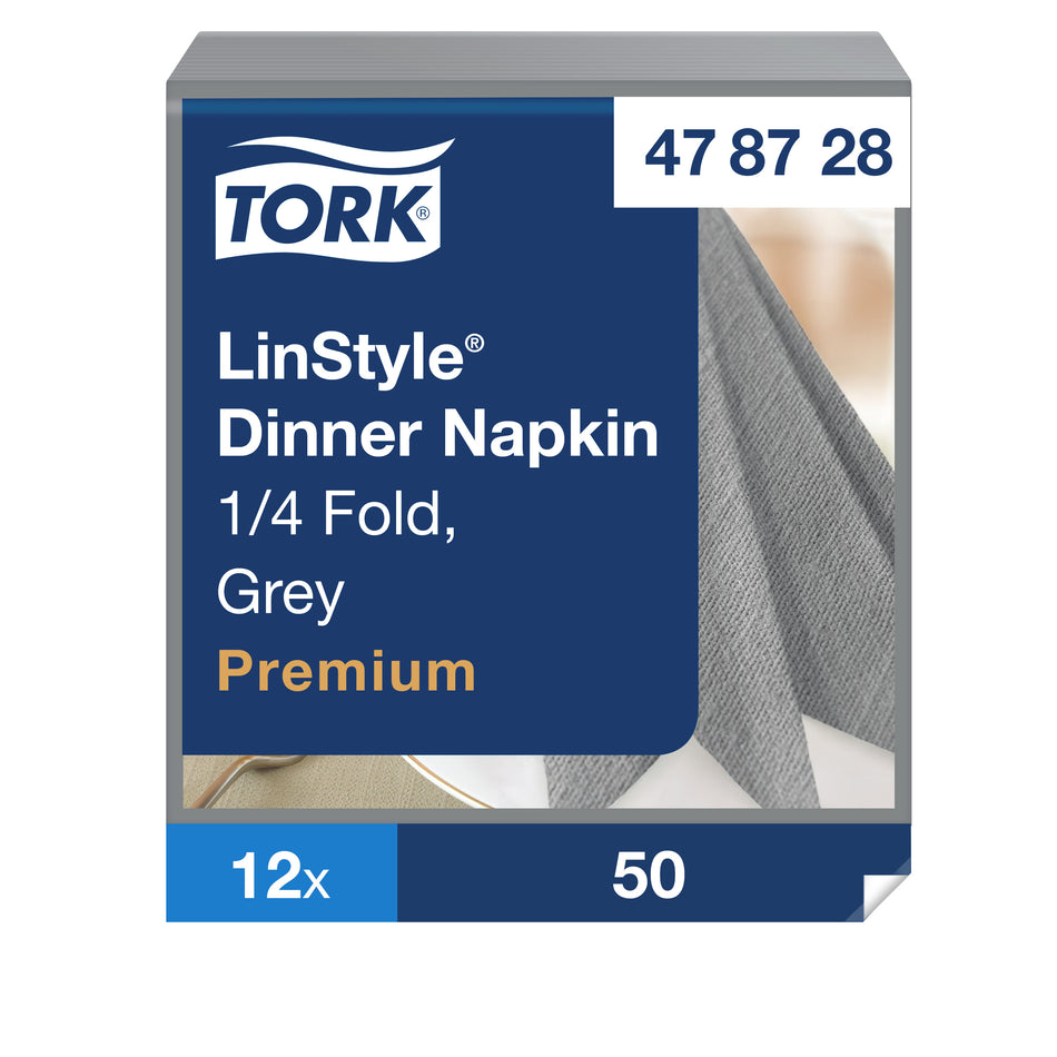 Tork LinStyle® Dinnerservietten Grau