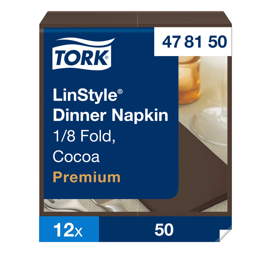 Tork LinStyle® Serviette Dinner cacao