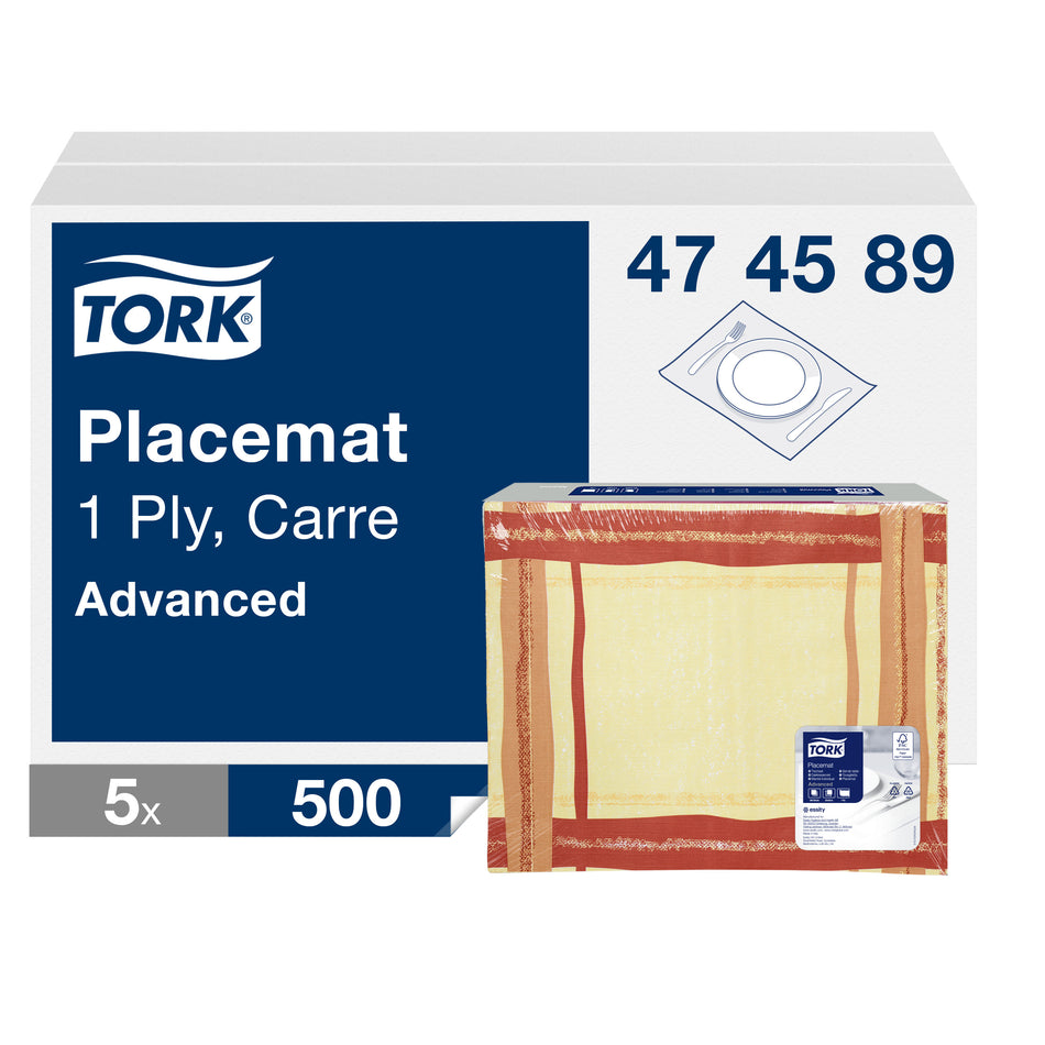 Tork Set de table carré jetable