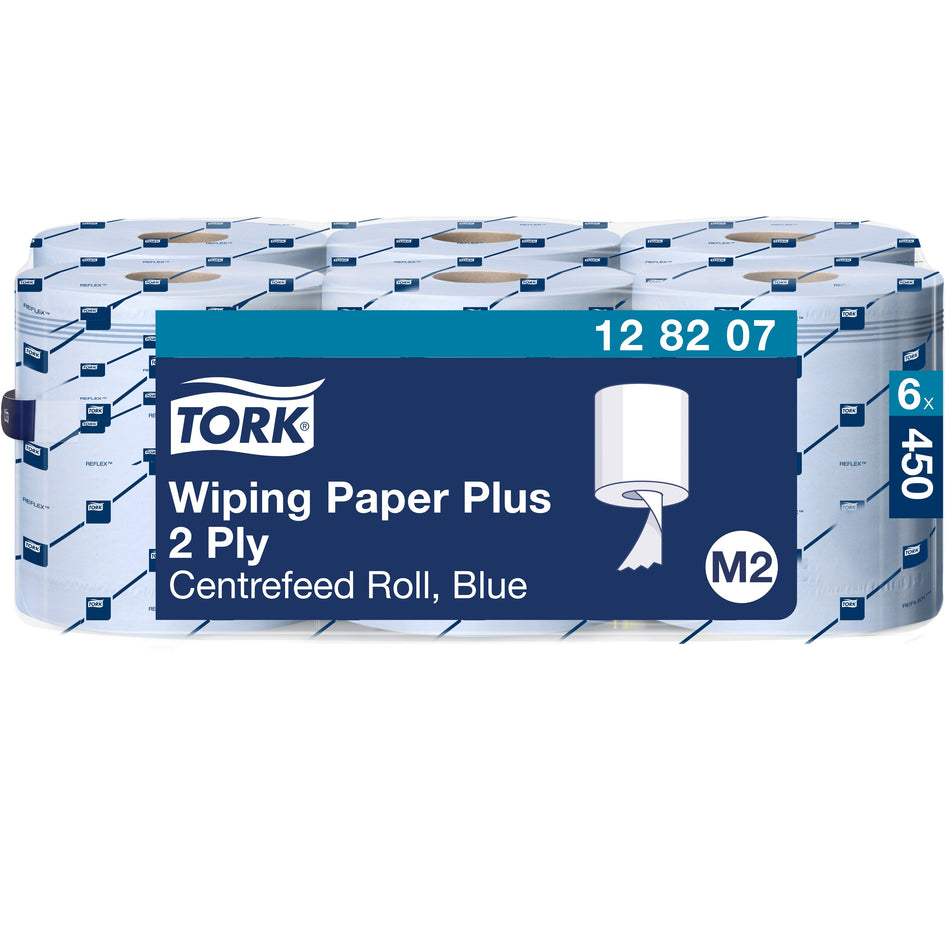 Tork papier d'Essuyage Plus bleu M2