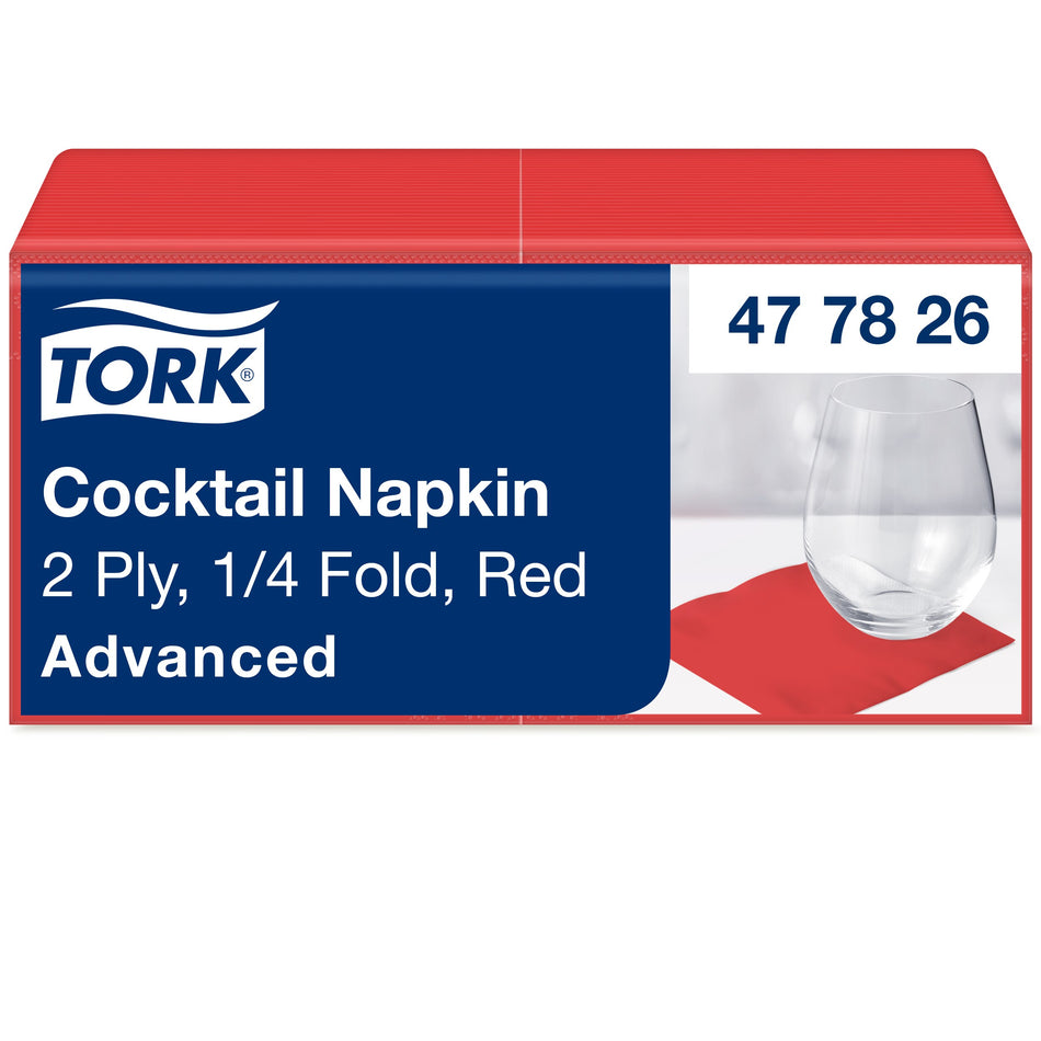 Tork Cocktailservietten Rot