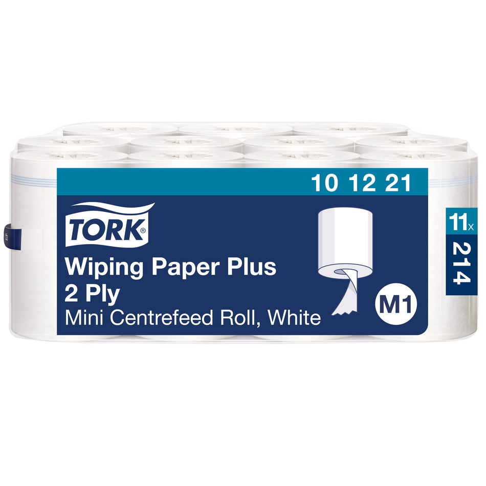 Tork Papier d'essuyage Plus Mini bobine blanc M1