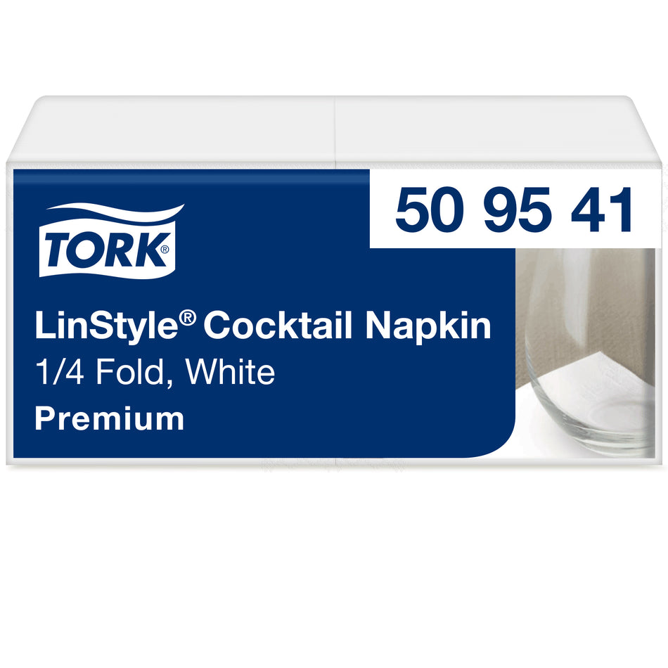 Tork LinStyle® Cocktailservietten Weiß