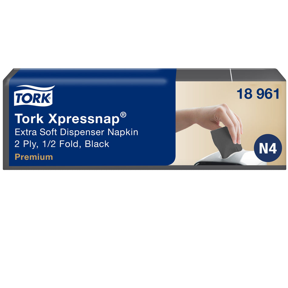Tork Xpressnap® Serviette enchevêtrée extra-douce noire pour distributeur N4