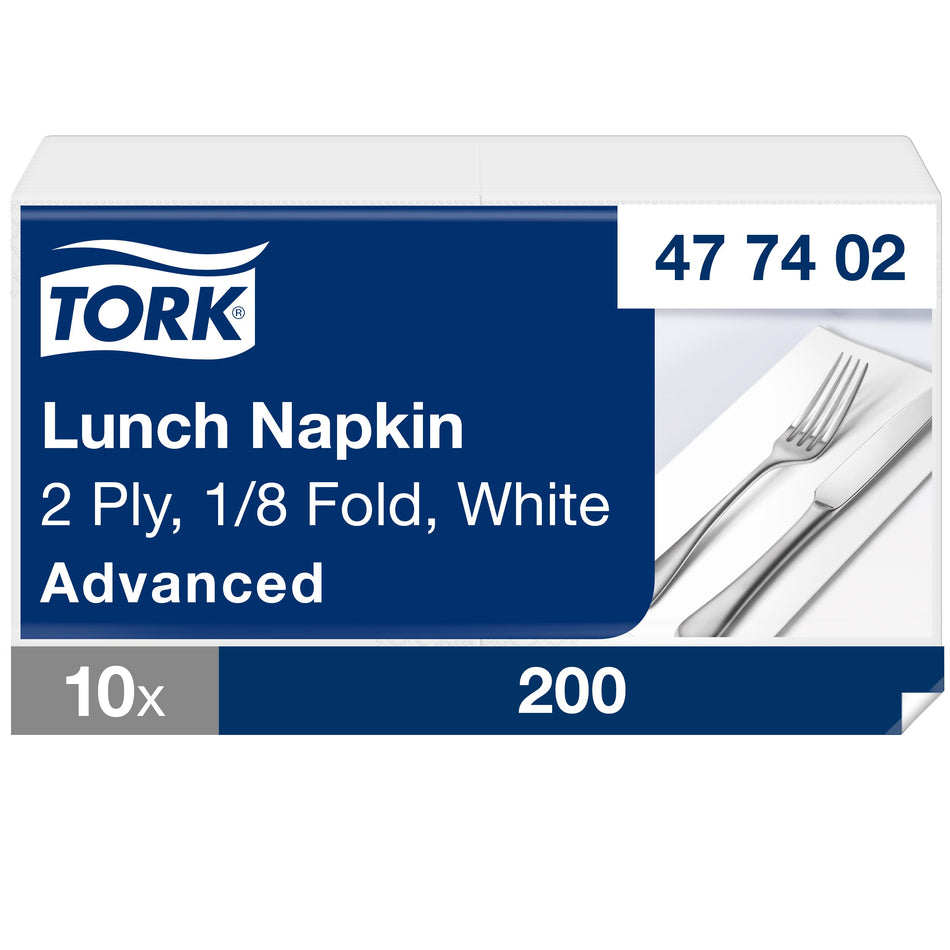 Tork Serviette Lunch Doux blanche