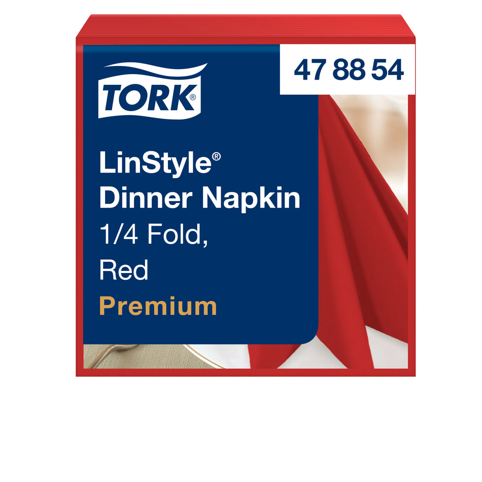 Tork LinStyle® Dinnerservietten Rot