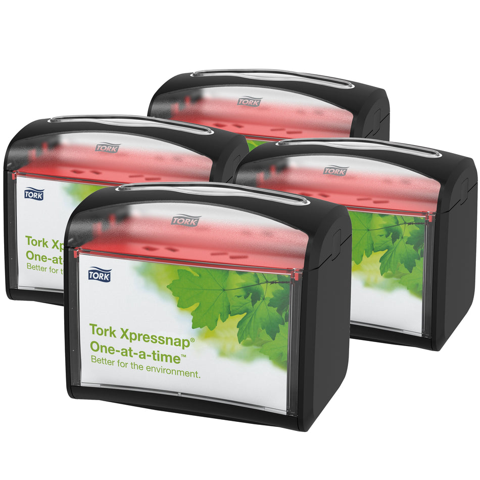 Tork Xpressnap® Distributeur de Serviettes de Table noir N4