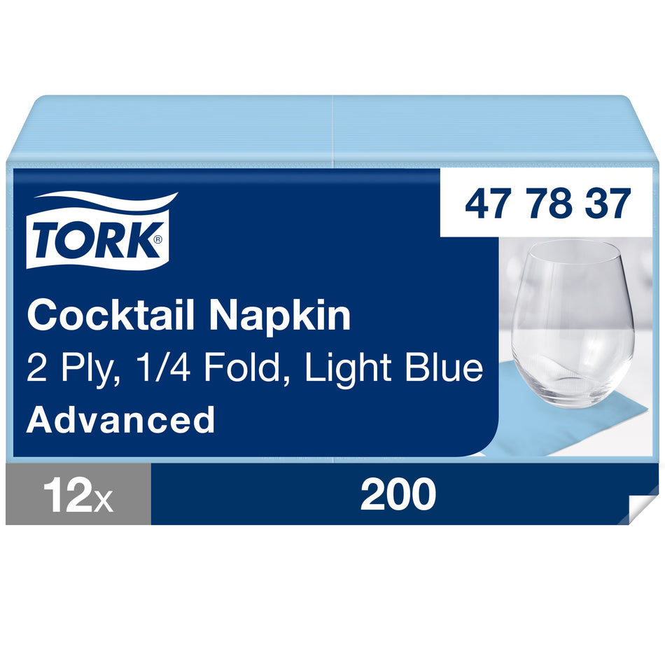 Tork Serviette Cocktail bleu ciel