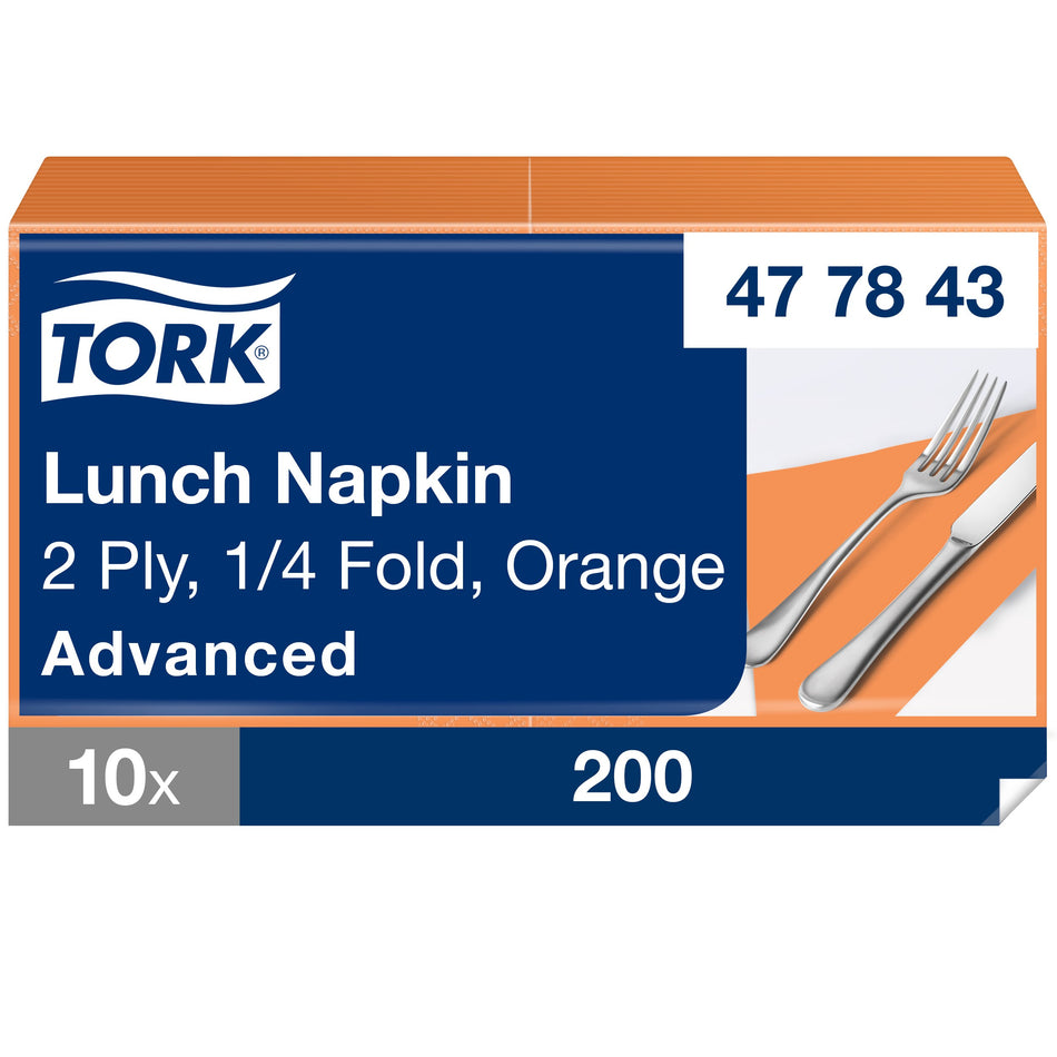Tork Serviette Lunch orange