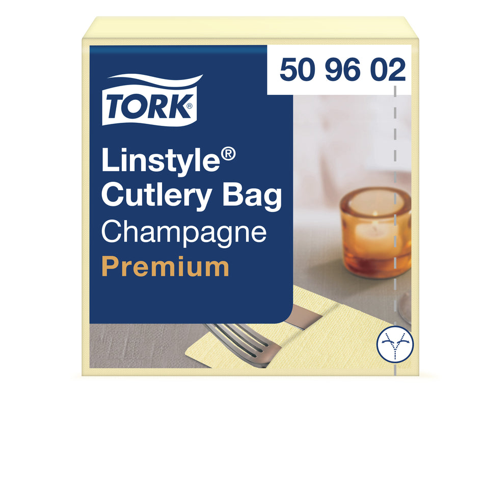 Tork LinStyle® Bestecktaschen Champagner