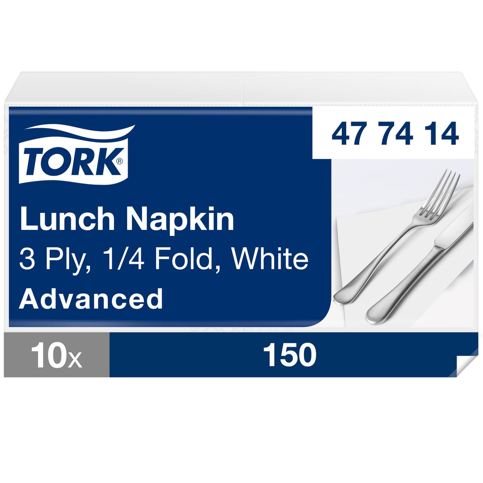 Tork Serviette Lunch Doux blanche
