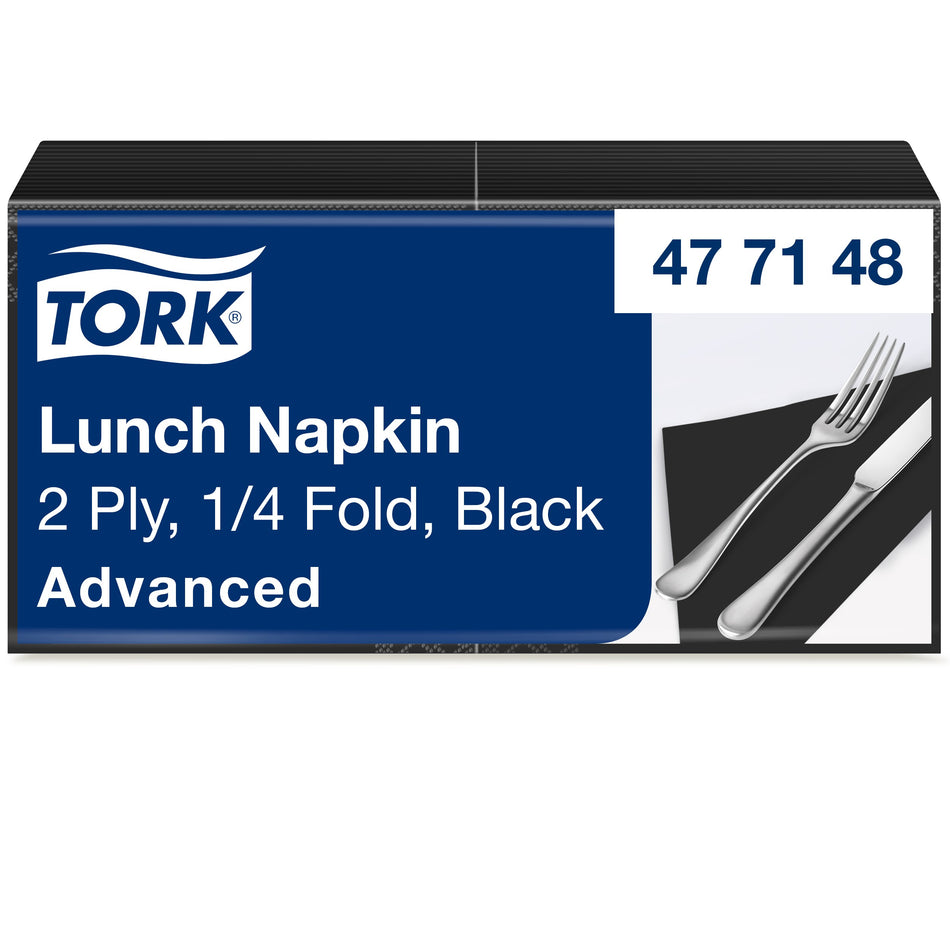 Tork Lunchservietten Schwarz