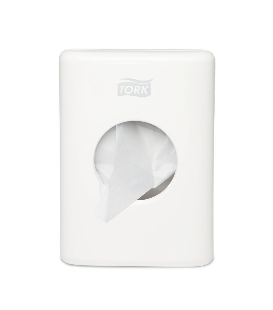 Tork Distributeur de sachets pour serviettes hygiéniques blanc B5