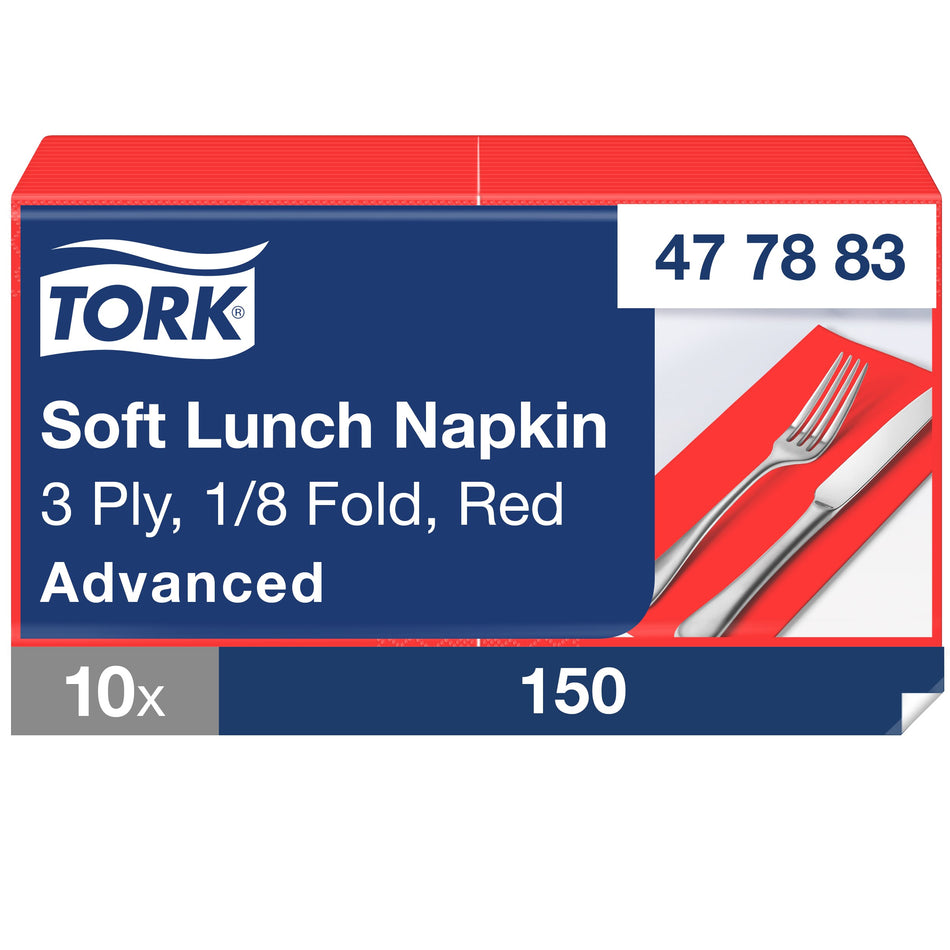 Tork Soft Lunchservietten Rot