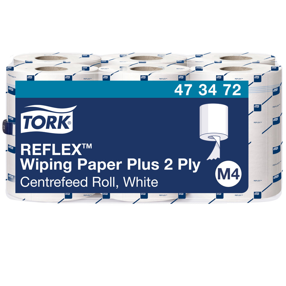 Tork Reflex™ Papier d'Essuyage Plus blanc M4