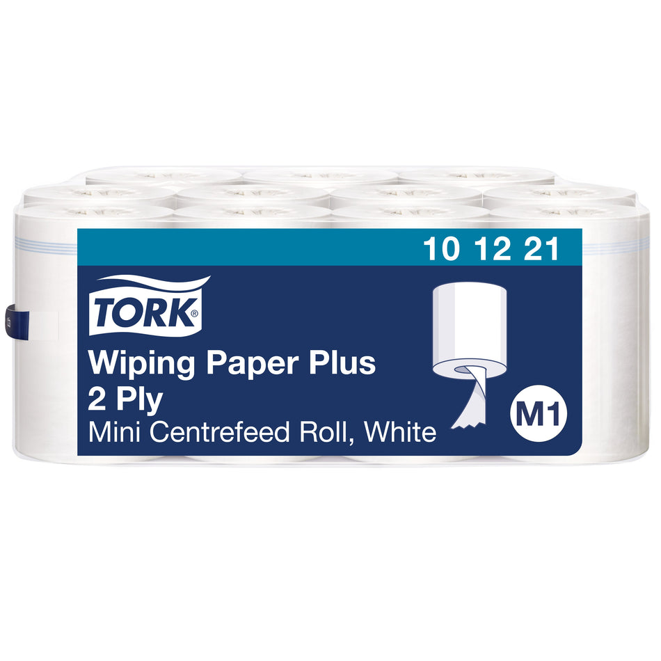 Tork Papier d'essuyage Plus Mini bobine blanc M1