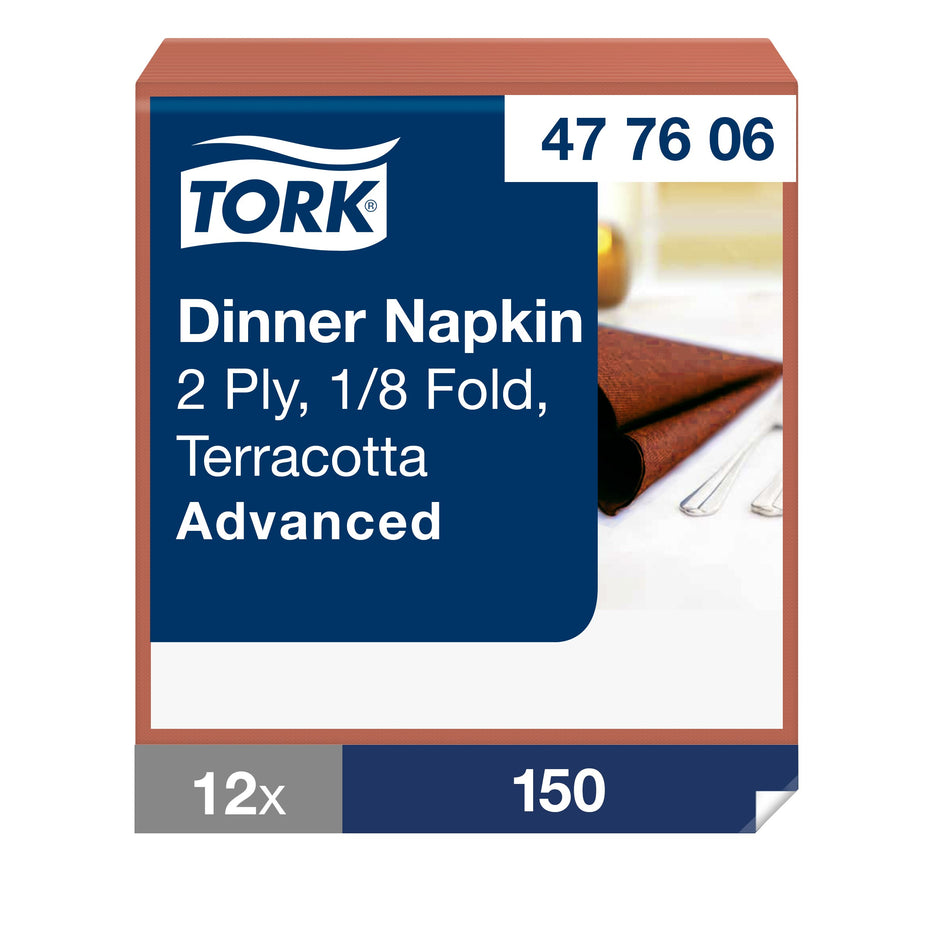 Tork Dinnerservietten Terracotta